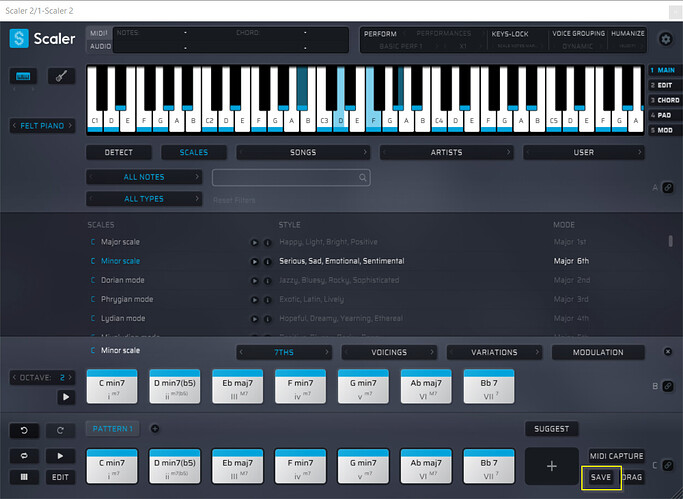 save chord set 27 01